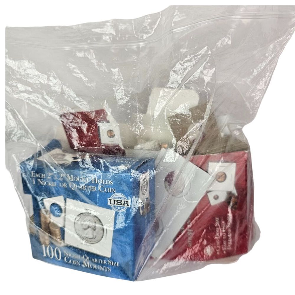 Nickel Protective Coin Covers (2 Open Boxes) Incomplete for‎ Collectors
